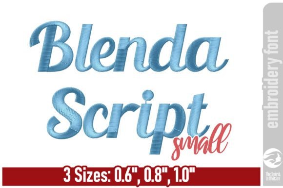 Blenda Script Embroidery Font: A Touch of Modern Elegance