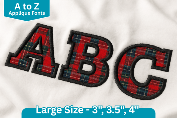 Bold, Handmade Style: Victory Patch Applique Embroidery Font