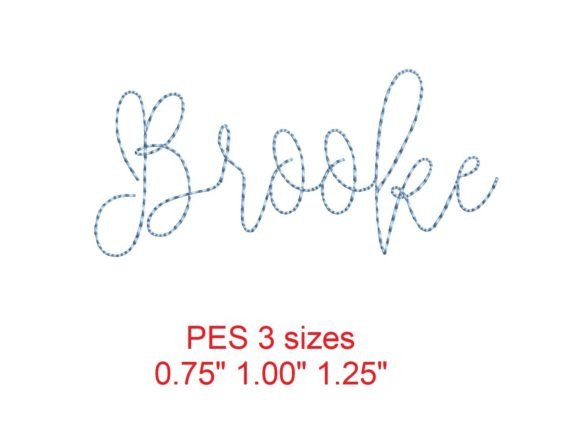 Brooke Bean Stitch Font: Stitching Elegance into Every Project