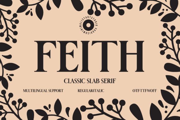 Feith: A Serif Typeface for Timeless Brand Elegance