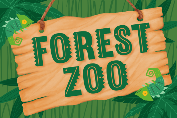 Forest Zoo Font: A Playful Typeface for Creative Branding