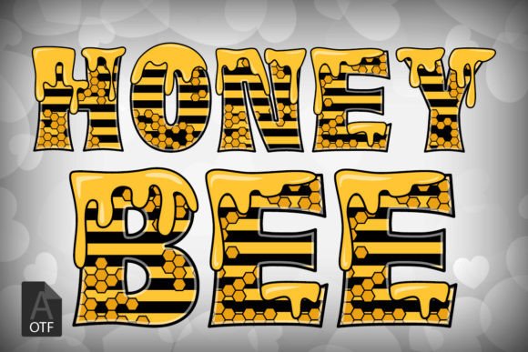 Honey Bee: A Whimsical Typeface for Playful Projects