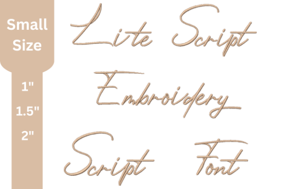 Lite Script Embroidery Small Font: A Detailed Guide for Crafters