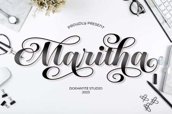 Maritha: A Bold Handwritten Font for Headlines & Logos