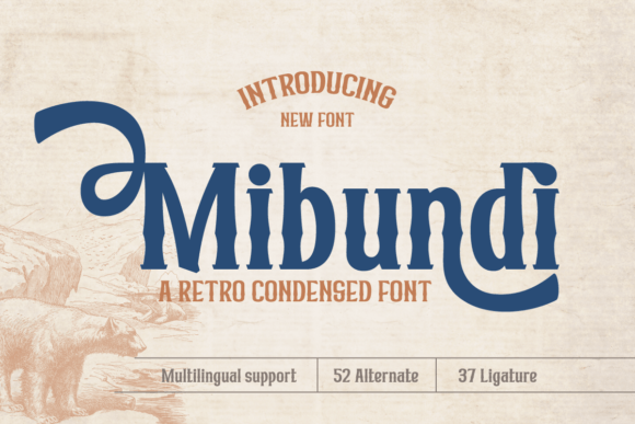 Mibundi: A Retro Typeface for Modern Branding