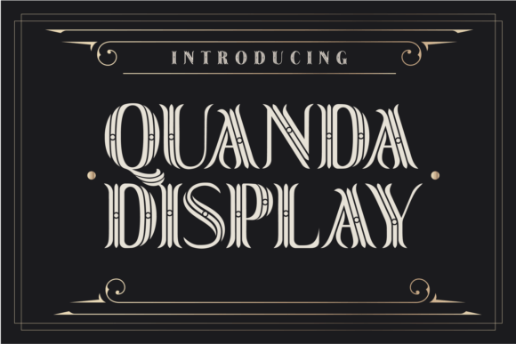 Quanda Display: A Typeface That Brings the Carnival to Your Canvas