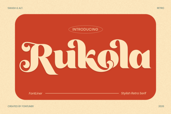 Rukola: A Typeface That Brings Vintage Charm to Modern Design