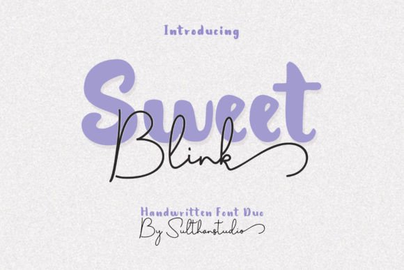 The Charming Handwritten Font Duo That Brings a Smile