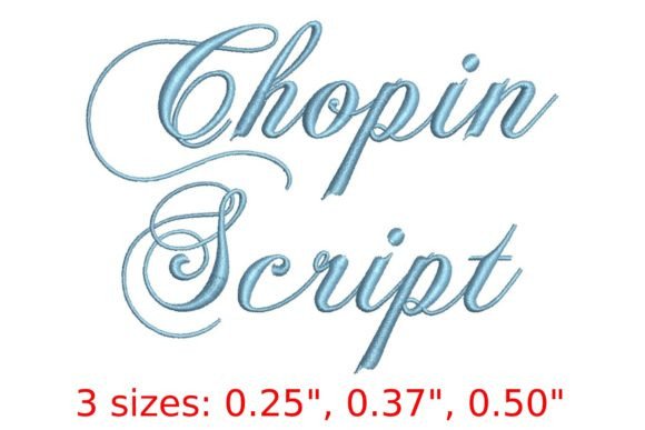 The Chopin Script Embroidery Font: A Guide to Elegant Stitching
