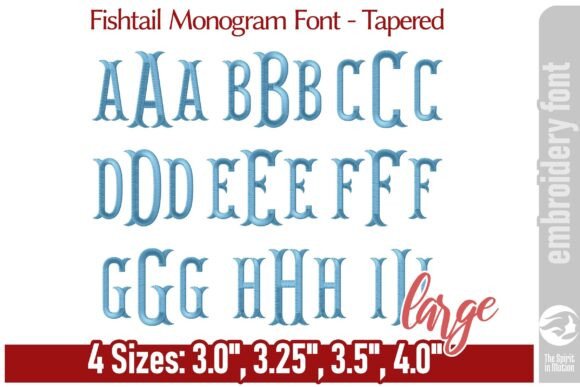 The Fishtail Monogram Font: A Guide to Tapered Elegance