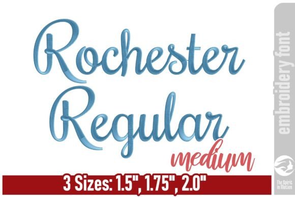 The Rochester Embroidery Font: Timeless Elegance for Modern Designs