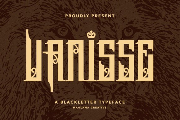 Vanisse: A Bold Blackletter Font for Modern Projects